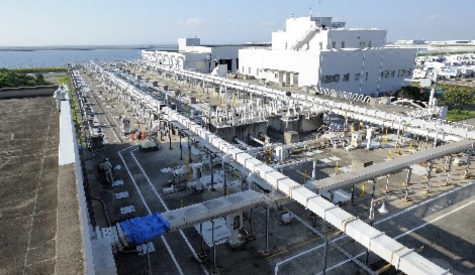 浄化センター生物反応槽 全景