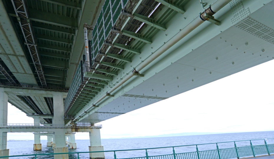 関西国際空港連絡橋 水道管