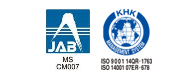 MS JAB CM007 KHK ISO9001 and ISO14001 certifications obtained