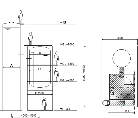 This modular treatment system is designed to process small or medium water volumes.