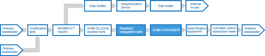 Anaerobic treatment for seasoning production wastewater