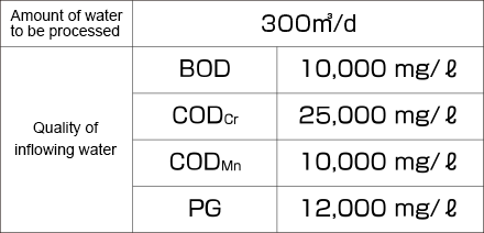 Raw water condition